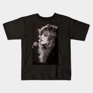 Stevie Nicks Harmonious Heights Kids T-Shirt